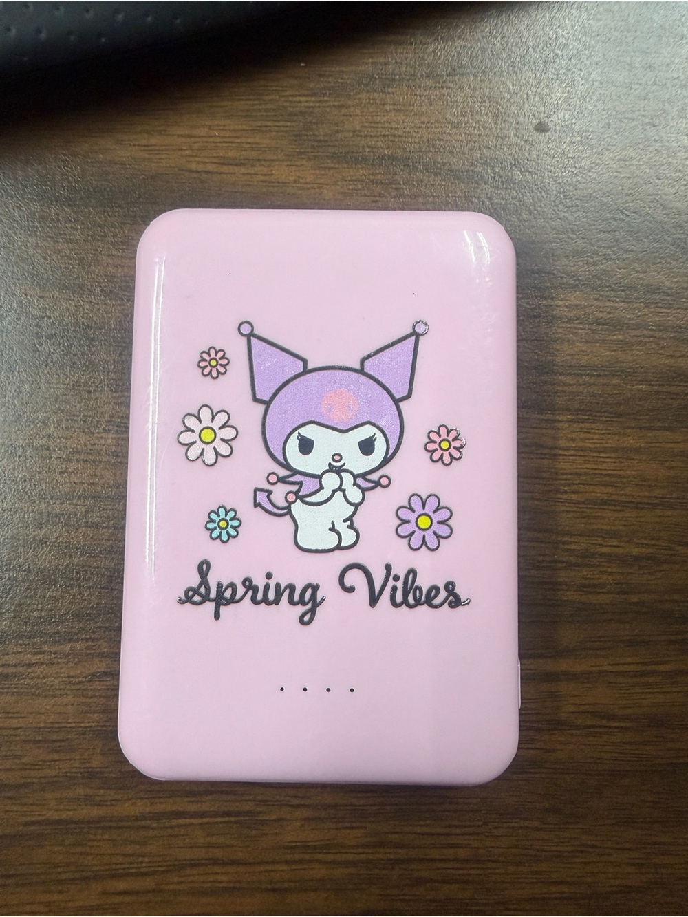 Pink Cute Kuromi Power Bank - Spring Vibes